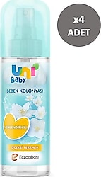 Uni Baby Çiçeksi Kokular Bebek Kolonyası 150 ml 4 Adet
