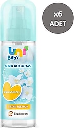 Uni Baby Çiçeksi Kokular Bebek Kolonyası 150 ml 6 Adet