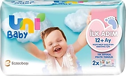 Uni Baby İlk Adım 52 Yaprak 2'li Paket Islak Mendil