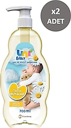 Uni Baby Tatlı Rüyalar Saç ve Vücut Şampuanı 700 ml 2 Adet