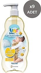Uni Baby Tatlı Rüyalar Saç ve Vücut Şampuanı 700 ml 9 Adet