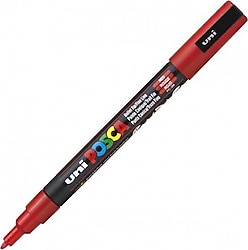 Uni-Ball PC-3M 0.9-1.3 mm Kırmızı Boyama Markörü
