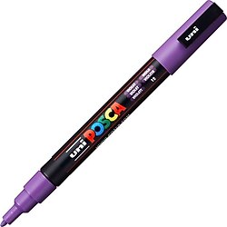Uni-Ball PC-3M 0.9-1.3 mm Mor Boyama Markörü