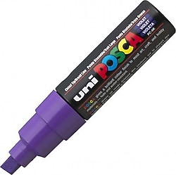 Uni-Ball Posca PC-8K 8 mm Kesik Uç Mor Boyama Markörü