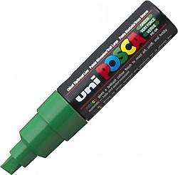 Uni-Ball Posca PC-8K 8 mm Kesik Uç Yeşil Boyama Markörü