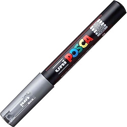 Uni-Ball Posca PC-1M 0.7 mm Gümüş Marker Kalem