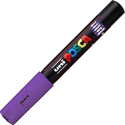 Uni-Ball Posca PC-1M 0.7 mm Mor Marker Kalem