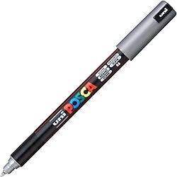 Uni-Ball Posca PC-1MR 0.7 mm Gümüş Marker Kalem