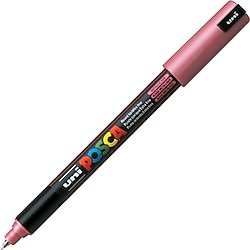 Uni-Ball Posca PC-1MR 0.7 mm Metalik Kırmızı Marker Kalem