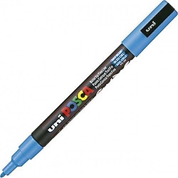 Uni-Ball Posca PC-3M 0.9-1.3 mm Gök Mavisi Boyama Markörü