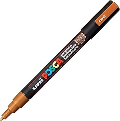 Uni-Ball Posca PC-3M 0.9-1.3 mm Metalik Bronz Boyama Markörü