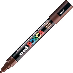 Uni-Ball Posca PC-5M 1.8-2.5 mm Kahverengi Boyama Markeri