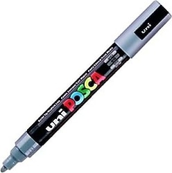Uni-Ball Posca PC-5M 1.8-2.5 mm Gri Boyama Markeri