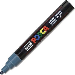 Uni-Ball Posca PC-5M 1.8-2.5 mm Kurşun Gri Boyama Markeri