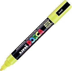 Uni-Ball Posca PC-5M 1.8-2.5 mm Sarı Boyama Markeri