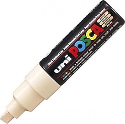 Uni-Ball Posca PC-8K 8 mm Kesik Uç Bej Boyama Markörü