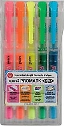 Uni-Ball USP-105/5C Promark Eye Cep Tipi 5'li Fosforlu Kalem