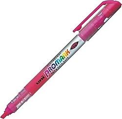 Uni-Ball Promark Eye USP-105 Cep Tipi Pembe Fosforlu Kalem