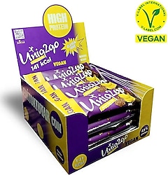 Uniq2go Vegan Muzlu 38 gr 16'lı Protein Bar