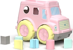 Uniqlion Şekil Eşleştirme Pembe Bultak Otobüs