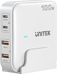 Unitek P1229AWH Beyaz 100 W Hızlı Şarj Adaptörü