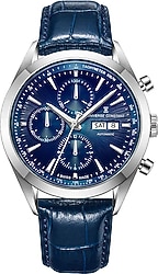Universe Constant Galactica Chrono Tri-Compax UC8645 Deri Kordon Mavi Erkek Kol Saati