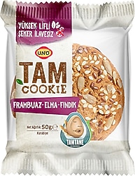 Uno Frambuaz Elma Fındık Cookies 50 gr