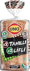 Uno İki Kat Tahıllı İki Kat Lifli Tava Ekmeği 470 gr