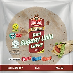 Untad Premium Tambuğday Unlu Lavaş 8'li 560 gr