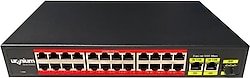 Uranium POE-2421SFP-300W 24 Port 10/100/1000 Mbps Gigabit PoE Switch