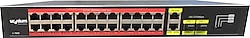 Uranium POE-G2422SFP-300W 24 Port 10/100/1000 Mbps Gigabit PoE Switch