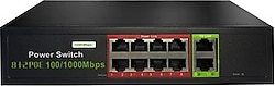 Uranium POE-G8002-96W 8 Port 10/100/1000 Gigabit Switch
