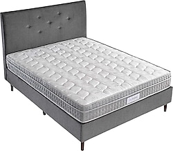US. Sleeping Ultra Super Gray Yaylı 150x200 cm Çift Kişilik Yatak