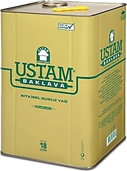 Ustam Baklava Bitkisel Susuz Yağ 18 lt