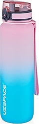 Uzspace 3038-4 Çift Renk 1000 ml Tritan Motivasyon Matarası