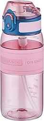Uzspace 4105 Pembe 440 ml Tritan Pipetli Matara
