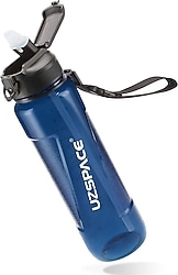Uzspace 6056 Mavi 850 ml Pipetli Matara