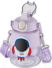 Vagonlife VGN6276 Mor 1250 ml Askılı Pipetli Matara