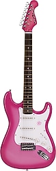 Valencia GRE1KCPK Pembe Set Elektro Gitar