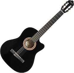 Valencia VC104CBK Cutaway Klasik Gitar