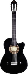 Valencia VC104THNCBK 4/4 Siyah Klasik Gitar
