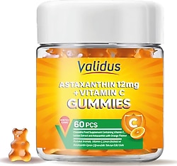 Validus Astaksantin 12 mg Vitamin C 60 Gummies