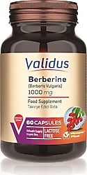 Validus Berberin 1000 mg 60 Kapsül