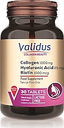 Validus Collagen 1000 mg + Resveratrol + Hyaluronic Acid 30 Tablet
