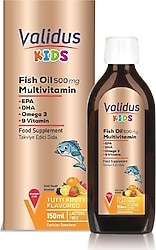 Validus Kids Fish Oil Multivitamin 150 ml Şurup