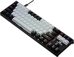 Valkyrie Dark Alien K710 RGB Beyaz Blue Switch Kablolu Mekanik Oyuncu Klavyesi