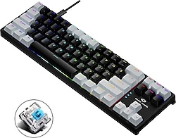 Valkyrie Dark Alien K710 RGB Siyah Blue Switch Kablolu Mekanik Oyuncu Klavyesi