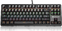 Valkyrie Leaven K870 RGB Siyah Blue Switch Kablolu Mekanik Oyuncu Klavyesi