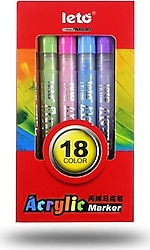 Valkyrie Leto 18'li Akrilik Marker Kalem Seti