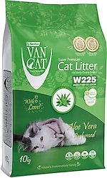 Vancat Aloe Vera Kokulu 10 kg/11.8 lt İnce Taneli Bentonit Kedi Kumu